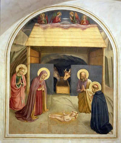 Nativity, with St. Catherine of Alexandria and St. Peter the Martyr by Fra Angelico